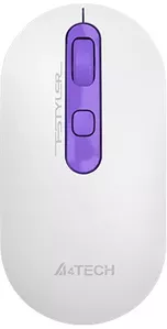 Компьютерная мышь A4Tech Fstyler FG20S (белый/фиолетовый) фото