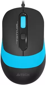 Мышь A4Tech Fstyler FM10S (черный/голубой) фото