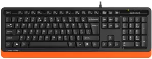 Клавиатура A4Tech Fstyler FKS10 (черный/оранжевый) фото