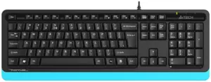 Клавиатура A4Tech Fstyler FKS10 (черный/синий) фото