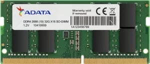 Оперативная память A-Data Premier 32GB DDR4 SODIMM PC4-21300 AD4S266632G19-SGN фото