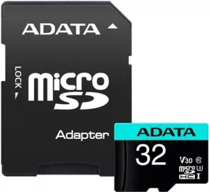 Карта памяти A-Data Premier Pro microSDHC 32Gb (AUSDH32GUI3V30SA2-RA1) фото