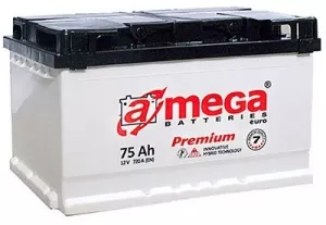 Аккумулятор A-Mega Premium R+ (75Ah) фото