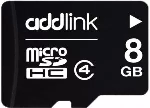 Карта памяти Addlink microSDHC 8Gb Class 4 (ad08GBMSH204) фото