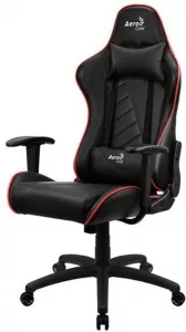 Игровое кресло AeroCool AC110 AIR Черный/красный фото