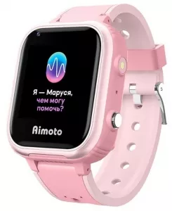 Детские умные часы Aimoto IQ 4G (розовый) фото