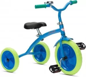 Велосипед детский AIST Kikki 12 (голубой/зеленый, 2017) фото