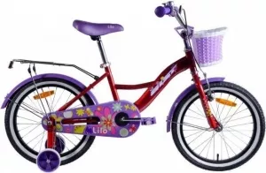 Детский велосипед AIST Lilo 18 2021 (красный) фото