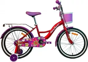 Велосипед детский AIST Lilo 20 (бордовый/фиолетовый, 2019) фото