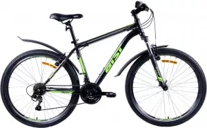 Велосипед AIST Quest 26 р.16 2022 (черный/зеленый) фото