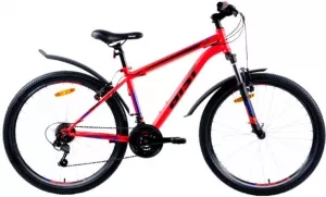 Велосипед AIST Quest 26 р.16 2022 (красный/синий) фото