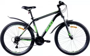 Велосипед AIST Quest 26 р.20 2022 (черный/зеленый) фото