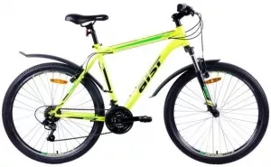 Велосипед AIST Quest Disc 26 р.18 2022 (желтый/зеленый) фото