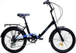 Велосипед AIST Smart 20 2.1 2021 (черный/синий) фото