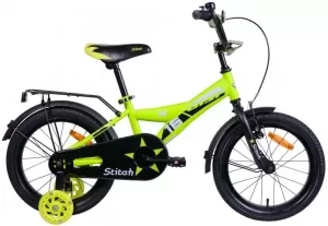 Детский велосипед AIST Stitch 16 2021 (желтый) фото