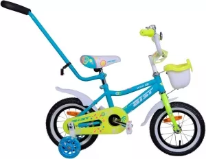 Велосипед детский AIST Wiki 12 (бирюзовый/салатовый, 2019) фото