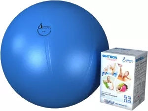 Мяч гимнастический Альпина Пласт Фитбол Стандарт 55 см blue фото