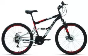 Детский велосипед Altair MTB FS 20 D 2022 (черный, красный) фото