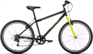 Велосипед Altair MTB HT 26 1.0 (черный/желтый, 2020) фото