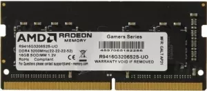 Оперативная память AMD Radeon 16GB DDR4 SODIMM PC4-25600 R9416G3206S2S-UO фото
