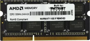 Модуль памяти AMD Radeon R3 (R334G1339S1S-UO) DDR3 PC3-10600 4Gb фото