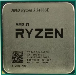 Процессор AMD Ryzen 5 3400GE 3.3 GHz фото