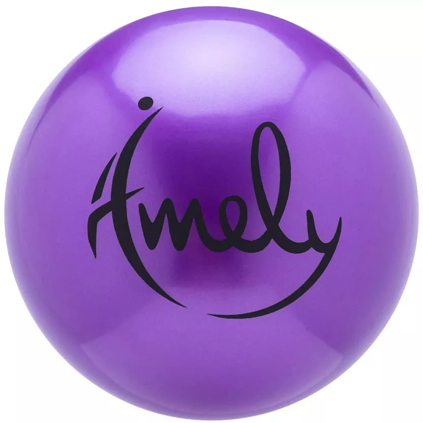 Мяч для художественной гимнастики Amely AGB-301 (15см, 280 гр) фиолетовый фото