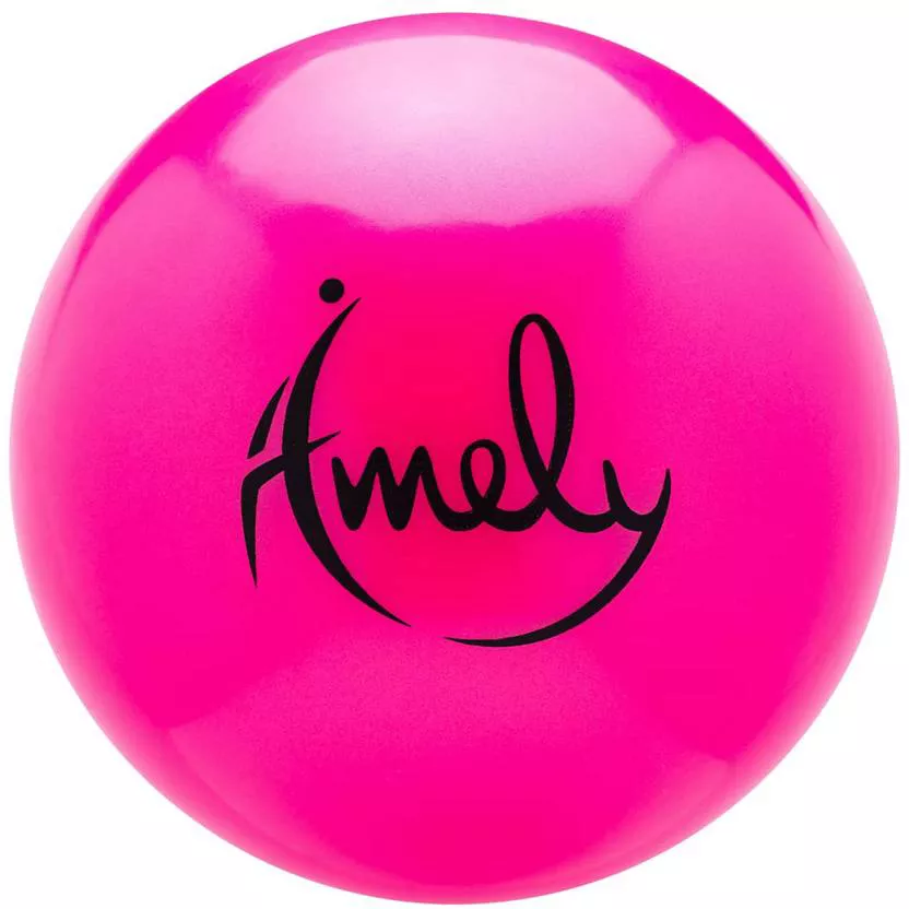 Мяч для художественной гимнастики Amely AGB-301 (15см, 280 гр) розовый фото