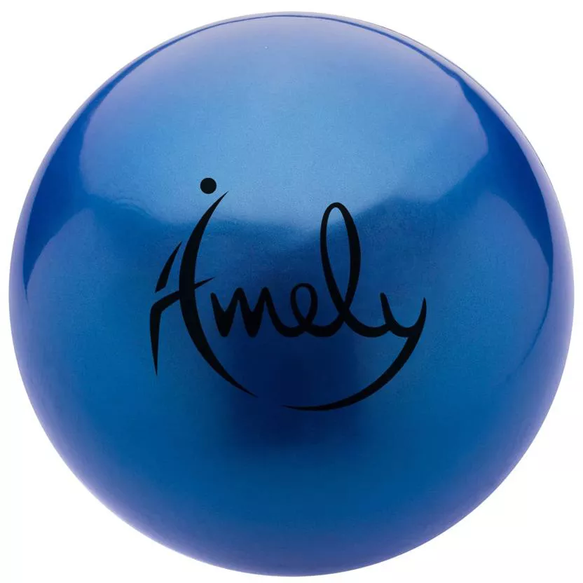 Мяч для художественной гимнастики Amely AGB-301 (15см, 280 гр) синий фото