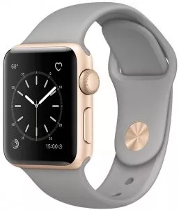 Умные часы Apple Watch 38mm Gold with Concrete Sport Band (MNNJ2) фото