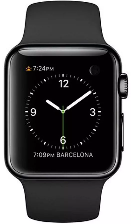 Умные часы Apple Watch Edition 38mm Space Black with Black Sport Band (MLCK2) фото 4