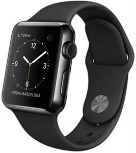 Умные часы Apple Watch Edition 38mm Space Black with Black Sport Band (MLCK2) фото