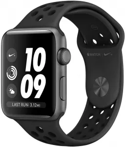 Умные часы Apple Watch Nike+ 38mm Space Gray Aluminium Case with Anthracite/Black Nike Sport Band (MQKY2) фото