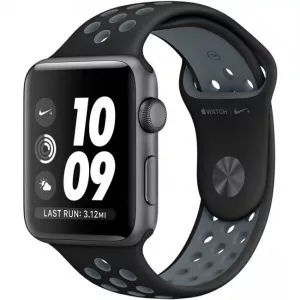 Умные часы Apple Watch Nike+ 38mm Space Gray with Black/Cool Gray Band (MNYX2) фото