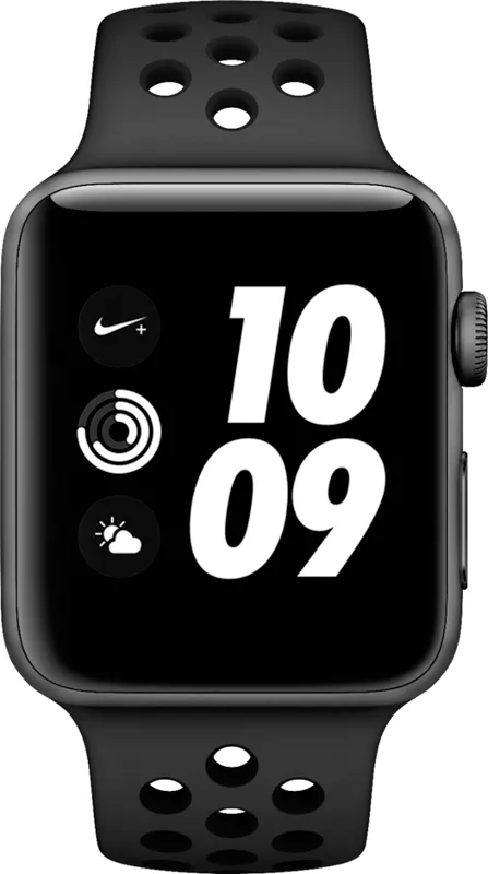Умные часы Apple Watch Nike+ 42mm Space Gray Aluminum Case with Anthracite / Black Nike Sport Band (MQL42) фото 2