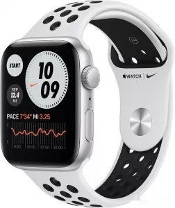 Умные часы Apple Watch SE Nike 44mm Aluminum Silver (MYYH2) icon
