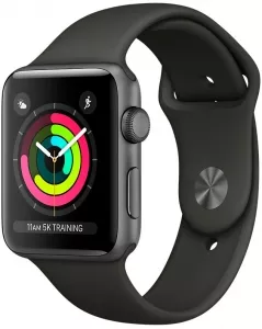 Умные часы Apple Watch Series 3 42mm Space Gray Aluminum Case with Gray Sport Band (MR362) icon