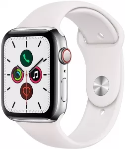 Умные часы Apple Watch Series 5 LTE 40mm Stainless Steel Silver (MWX42) фото