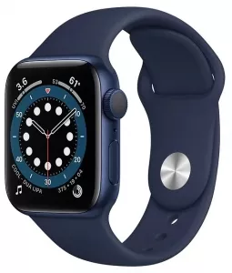 Умные часы Apple Watch Series 6 44mm Aluminum Blue (M00J3) фото