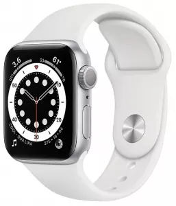 Умные часы Apple Watch Series 6 44mm Aluminum Silver (M00D3) фото