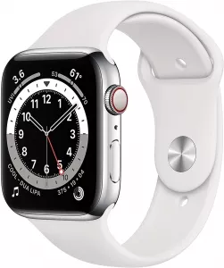 Умные часы Apple Watch Series 6 LTE 40mm Stainless Steel Silver (M06T3) фото