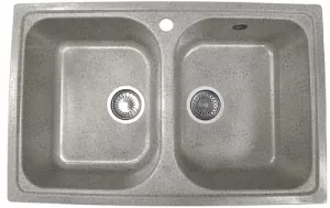 Кухонная мойка AquaGranitEx M-15 Серый фото