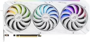 Видеокарта Asus ROG Strix GeForce RTX 3080 V2 White OC 10GB GDDR6X фото