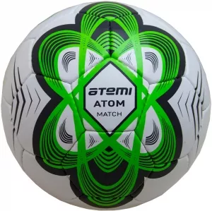 Мяч футбольный Atemi Atom hybrid white/green фото