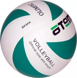 Мяч волейбольный Atemi Olimpic White/green фото