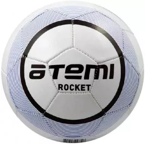 Мяч футбольный Atemi Rocket White/blue фото