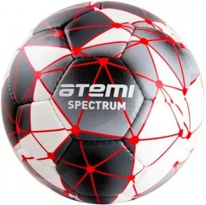 Мяч футбольный Atemi Spectrum PVC размер 5 white/grey фото