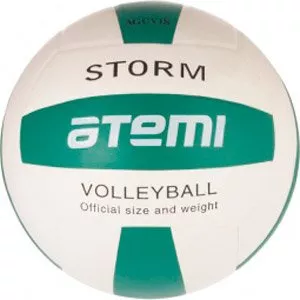 Мяч волейбольный Atemi Storm white/green фото