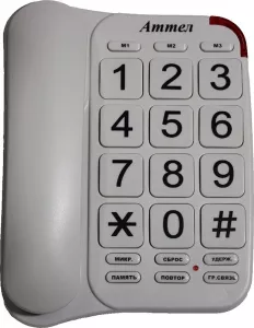 Проводной телефон Аттел 204 (кремовый) фото