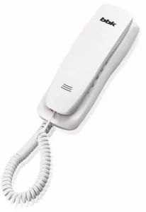 Проводной телефон BBK BKT-105 RU (белый) фото